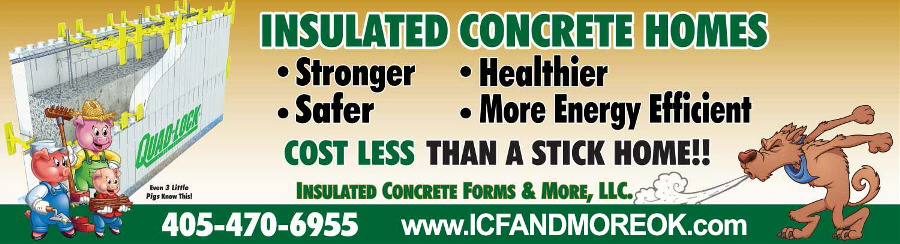 Insulating Concrete Forms are Stronger, Safer, Healthier, More Energy Efficient & Cost Less - with ICF & More OKC